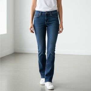 7 For All Mankind Dark Wash Bootcut Jeans - Size 30